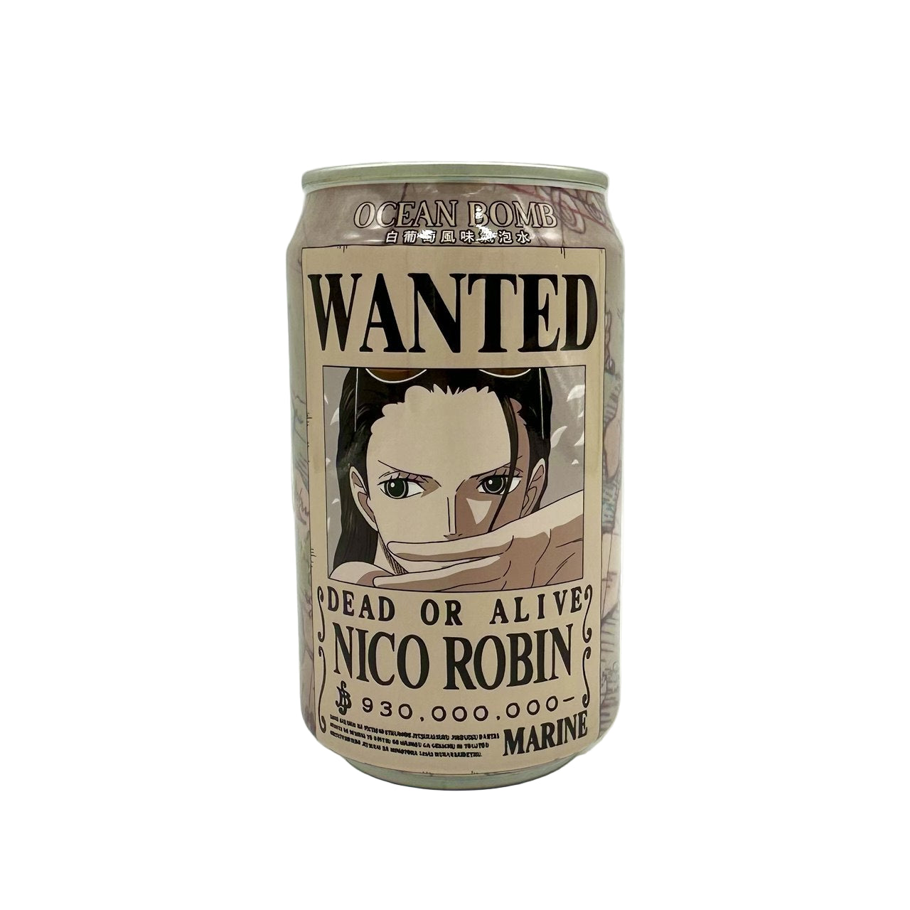 Ocean Bomb One Piece Wanted Poster Edition White Grape Flavor 330ml (China)