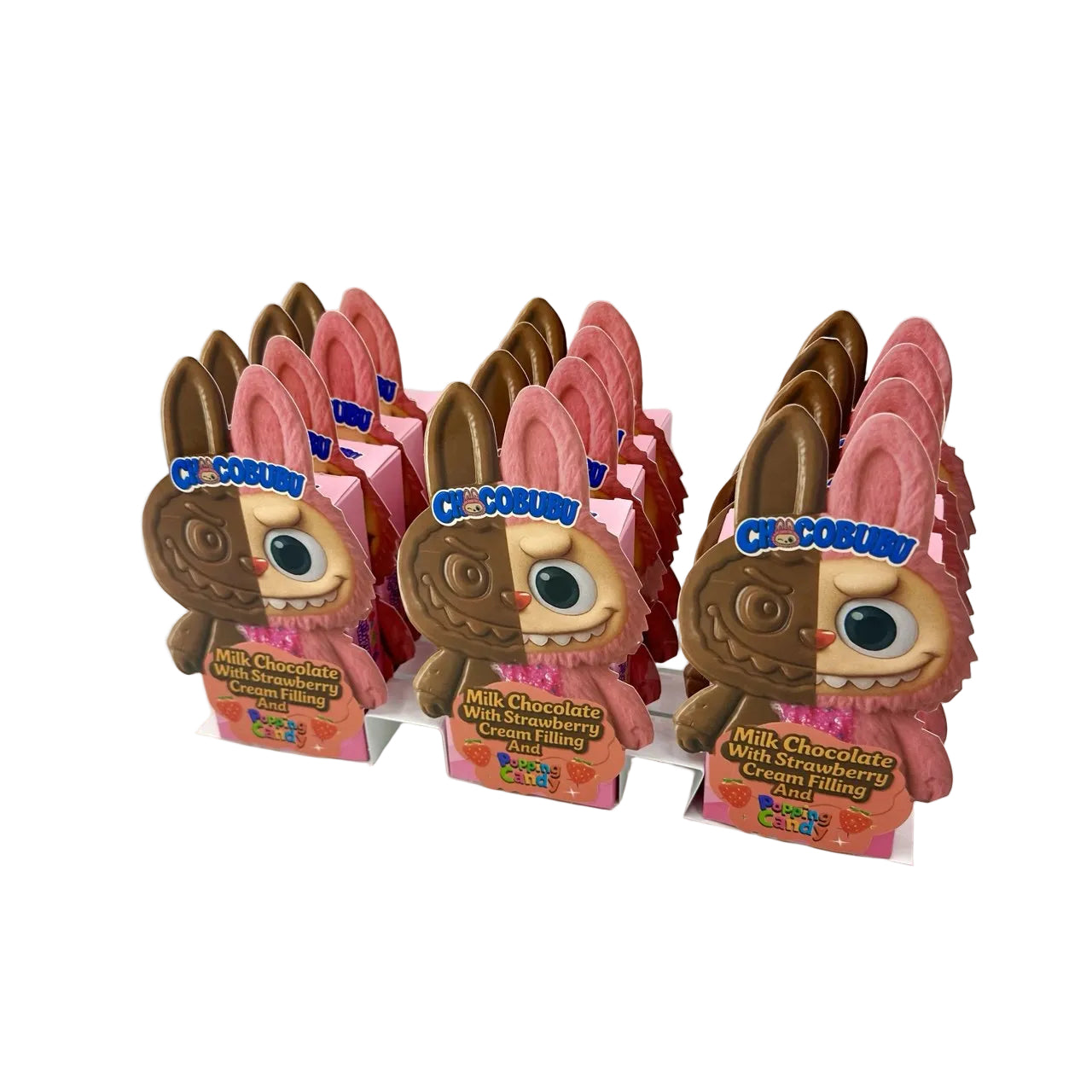 Chocobubu with Strawberry Cream Filling and Popping Candy 100g (Turkey)