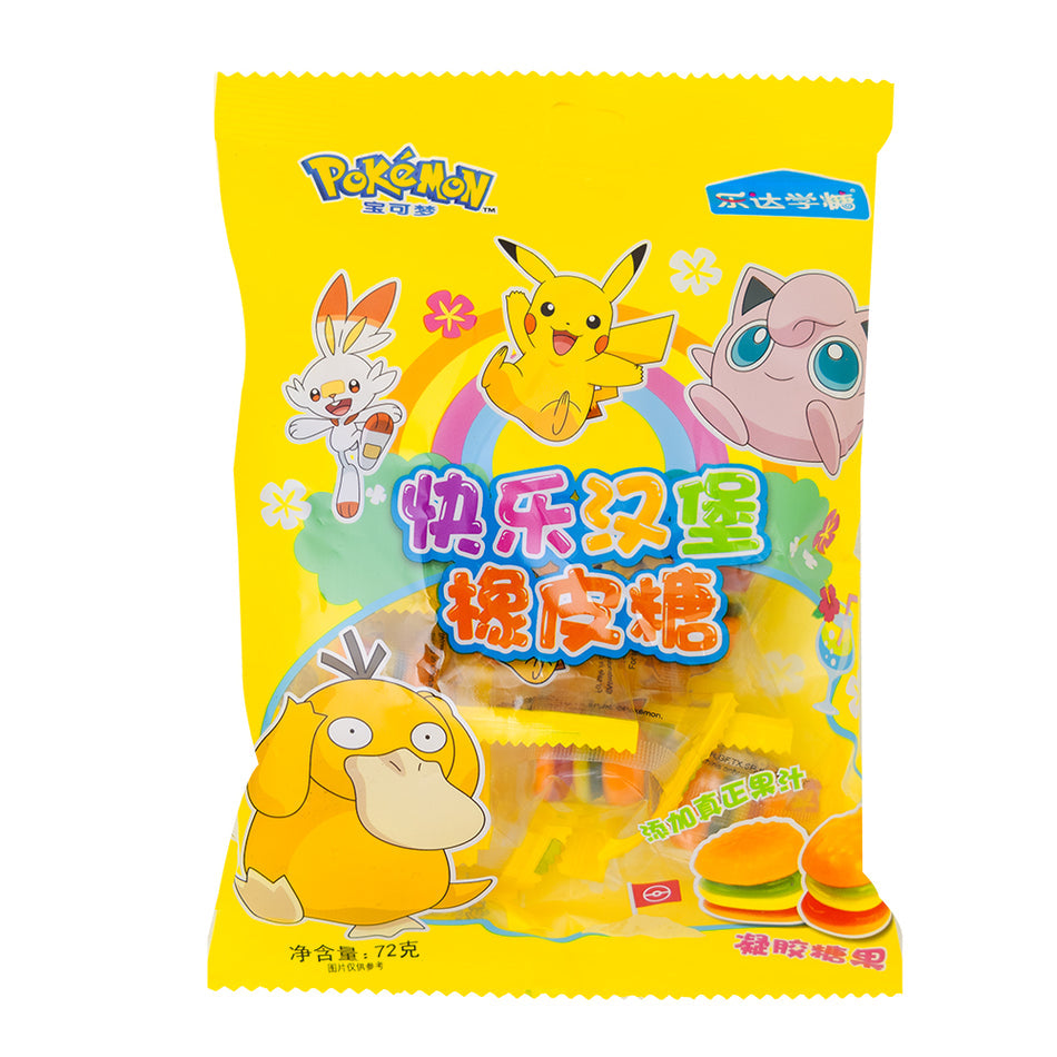 Leda-Pokemon Gummy Candy Happy Burger 72g (China)