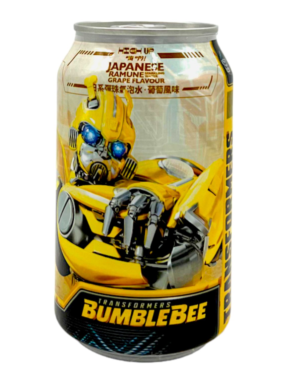 Transformers BumbleBee Ramune Sparkling Water Grape Flavor 330ml