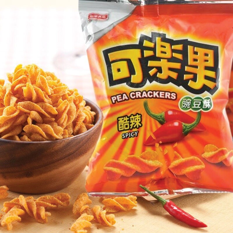 L.H. Koloko Spicy Pea Crackers 48g (Taiwan)