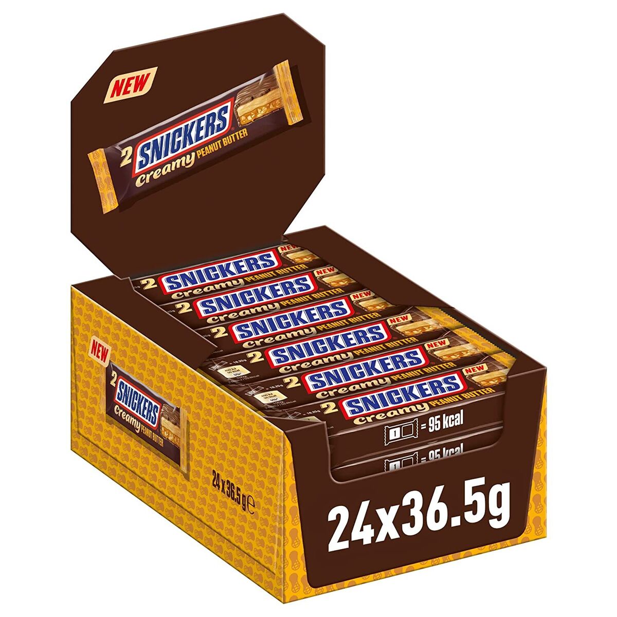 2X Snickers Creamy Peanut 36.5g (Poland)