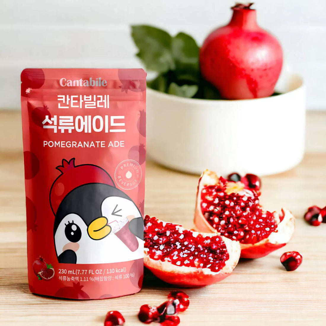 Cantabile Pomegranate Ade Pouch Drink 230ml (Korea)