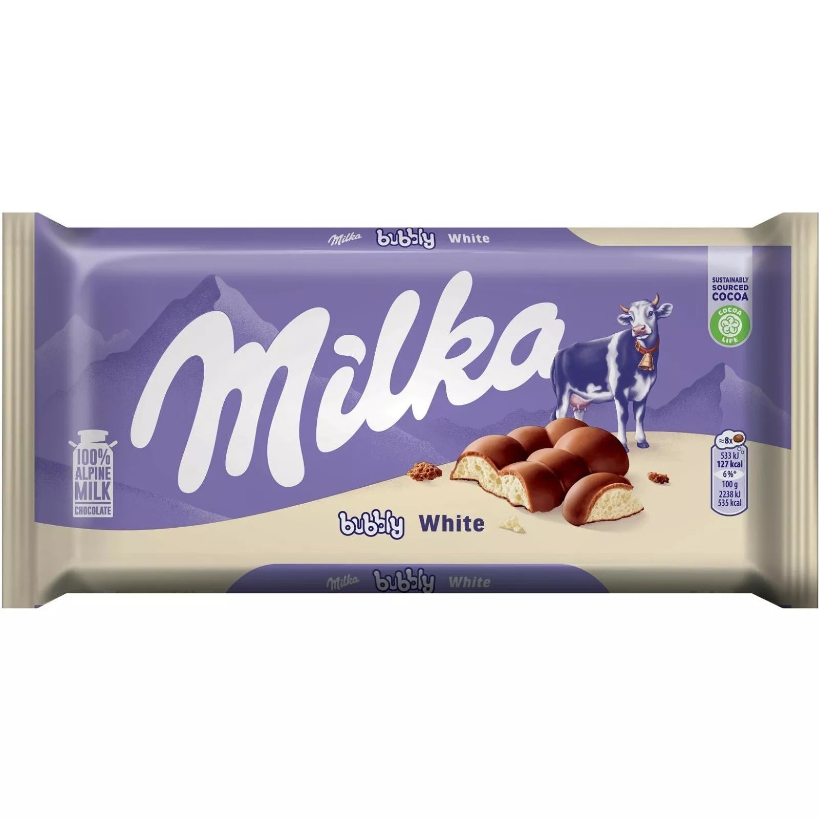 Milka Bubbly White 95g (Germany)
