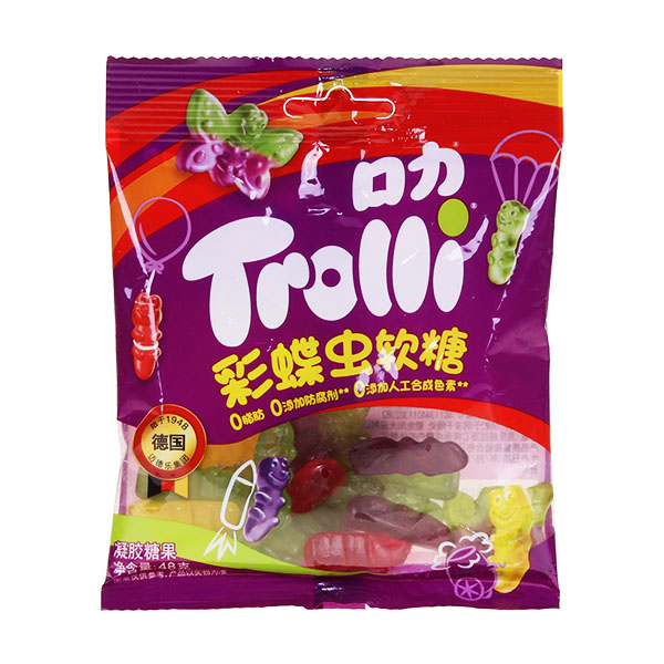 Trolli Gummy Rainbow Caterpillar Shape 48g (China)